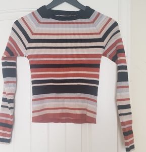 70s Style Stripped Sweater